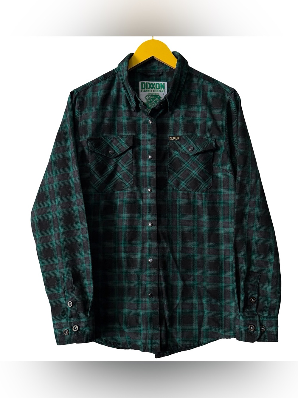 Dixon Flannel The McCaffrey Plaid Shirt Large Green